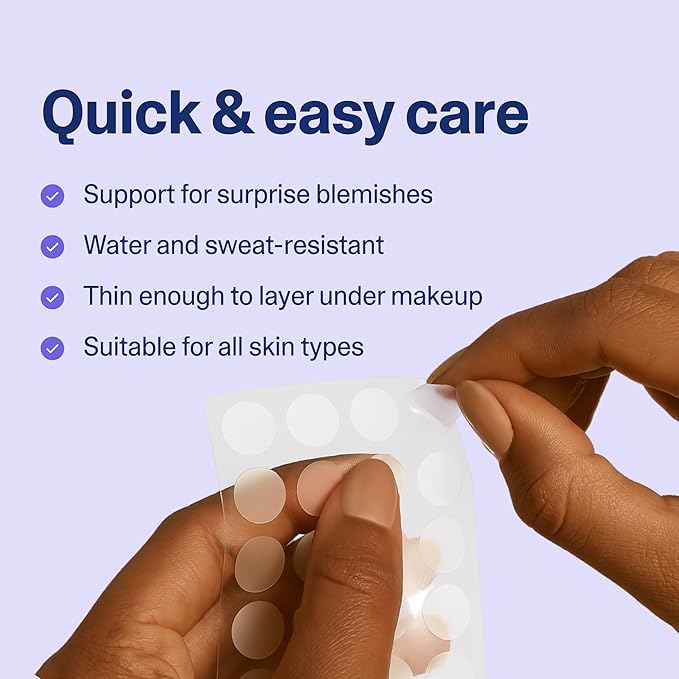 Curology Emergency Spot Pimple Patches for Face, Hydrocolloid Pimple Patches Fast-Acting, 160 Count