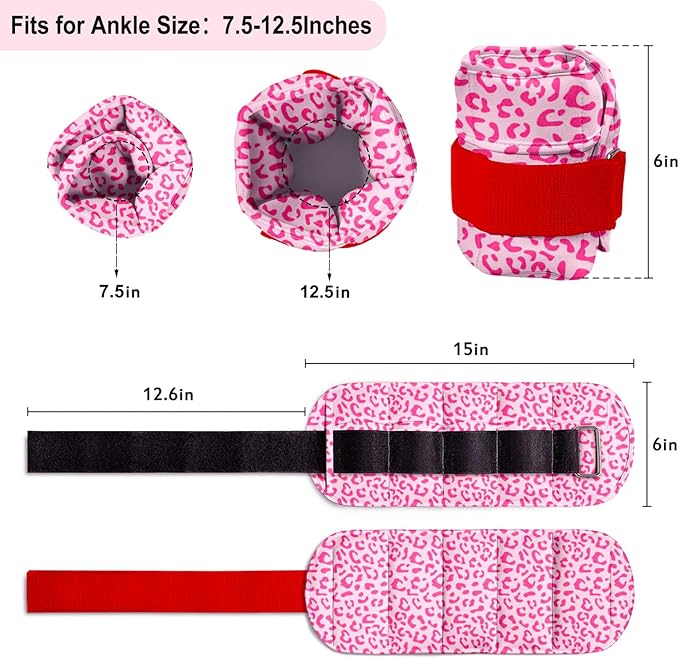 Adjustable Ankle Weights for Women Men 1 Pair 2 4 4 6 6 8 8 10 10 Pound 2, Adjustable Jogging,1-5 lb Ankle,1 Pair 2-10 lbs