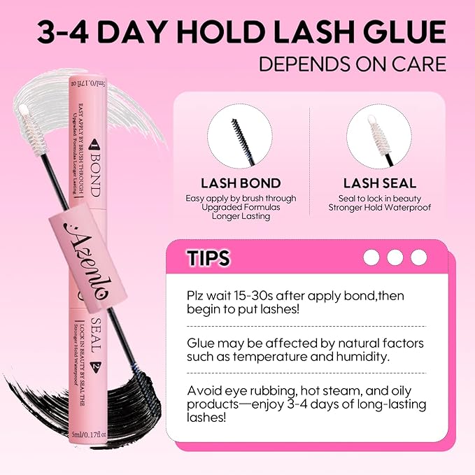 Lash Extensions 40D+60D Cluster 240pcs DIY Lash Clusters 10-16mm Eyelash Clusters Individual Think Band Lash Kit (40D+60D Kit)