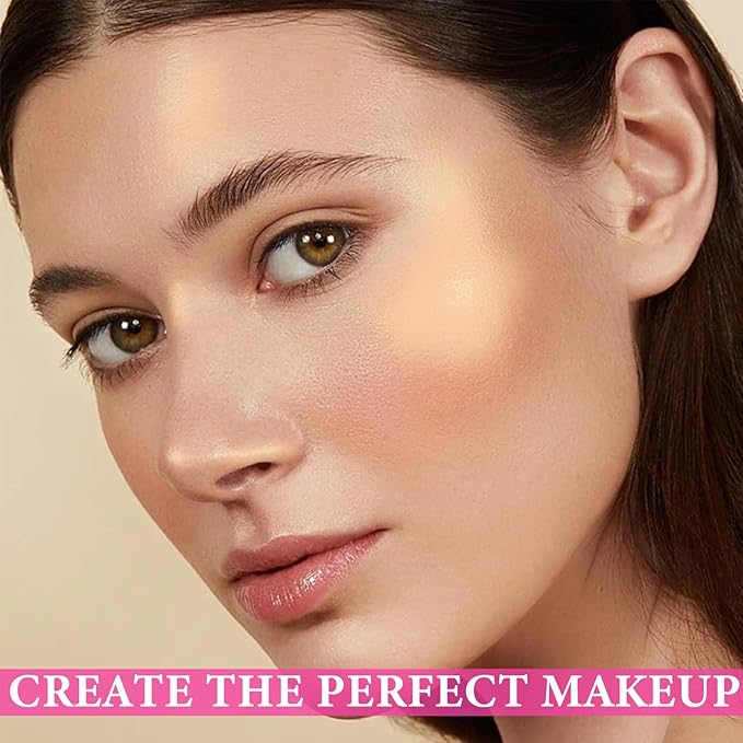 3 Pcs Highlight Cream Contour Sticks Set,Shimmer Stick Women(01#,02#,03#)