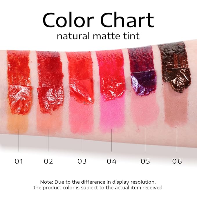 KYDA 2 Colors Peel Off Lip Stain, Lasting Lasting