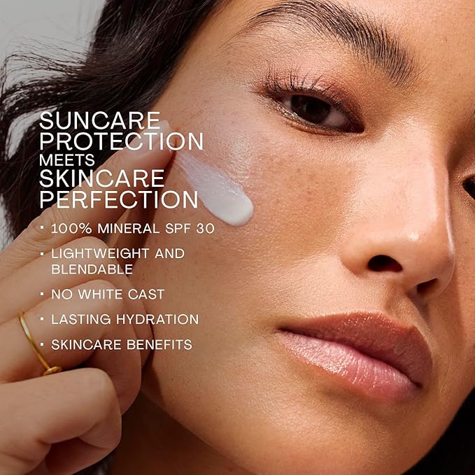The Outset Hydrasheer 100% Mineral Hydrating Sunscreen SPF 30 - UVA/UVB protection - Face, Lightweight, Clean, Vegan Free - Sensitive Skin - 1.7 fl oz
