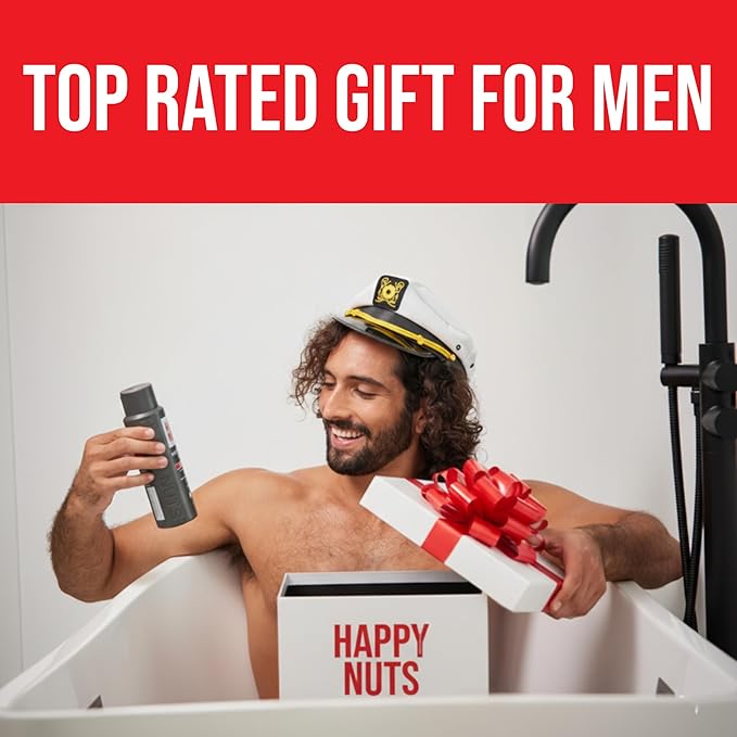 Happy Nuts Comfort Powder - Anti-Chafing, Sweat Defense & Odor Control for the Groin, Feet, and Body - Body Powder for Men (2 PACK)