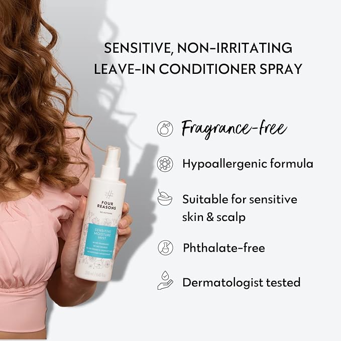 No nothing Moisture Detangling Mist – Fragrance Free Leave In Conditioner Spray & Heat Protectant for Hair – Hypoallergenic Detangler Spray for Sensitive Scalp & Dry Hair, 8.5 fl oz