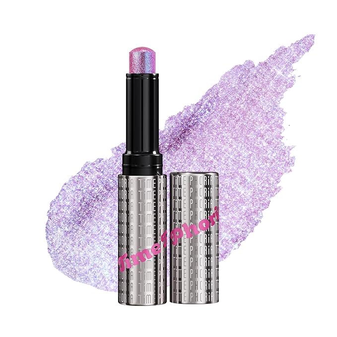 Illumina Jelly Eyeshadow Stick, 010 Amethyst -Cool Lavender, High-Impact Sparkle Finish, Cream Texture with Cooling Feel, Long-Lasting Crease-Proof Smudge-Proof Eye Shine, Easy Application