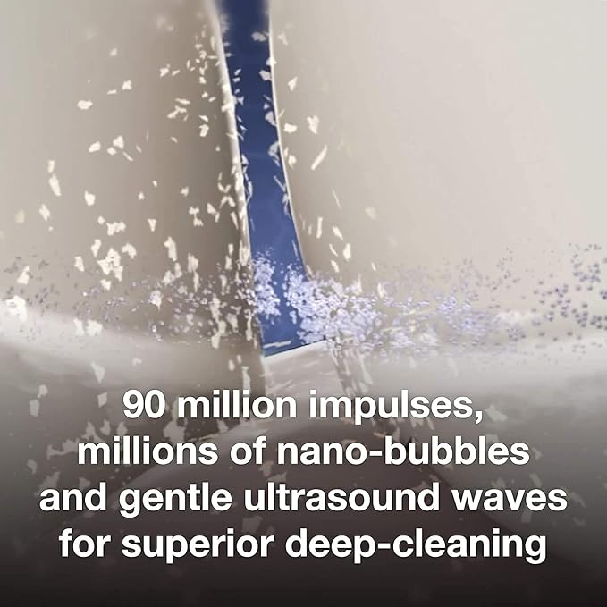 Emmi-dent Oral Waver Electric Toothbrush. Ideal for Sensitive Teeth, Plaque Removal and More! Includes Nano-Bubble Toothpaste (Kids Gentle Vibration Oral Waver with 100% Ultrasound)