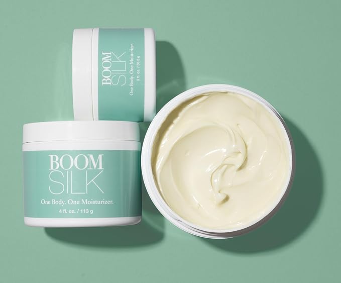 Boomsilk ® Face Moisturizer Cream, Rejuvenating Face Lotion & Facial Moisturizer for Mature Skin with Olive Oil, Beeswax & Honey, Hydrating Body Lotion for Women, 2 oz Boom Beauty by Cindy Joseph