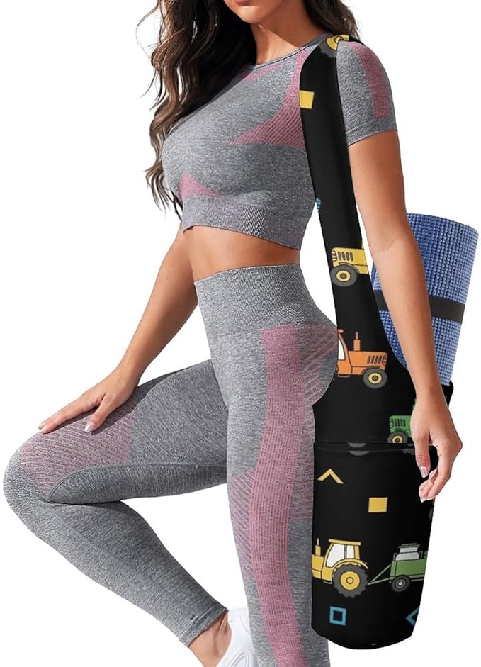 Yoga Mat Bag Large Tote Carrier Holder with Water Bottle Pocket Yoga Bags