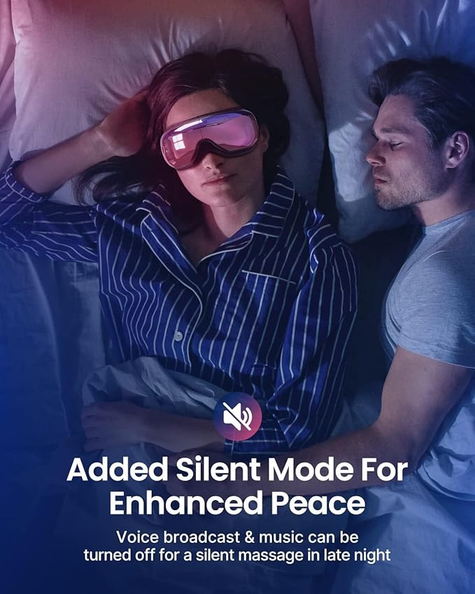 RENPHO Eye Massager with Heat, Valentines Day Gifts for Her Him Birthday Gifts for Women Mom Eye Mask for Migraine,Sleep Mask for Dry Eyes Relax, Reduce Strain for Her Him Women Mom Men Dad Eyeris 1
