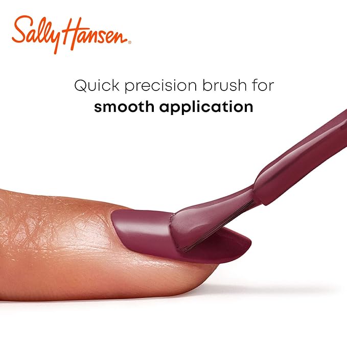 Sally Hansen Miracle Gel™, Mauve-olous and Shiny Top Coat Duo, Long Lasting, Gel-Like Formula, No UV Lamp Needed, Nail Polish Duo