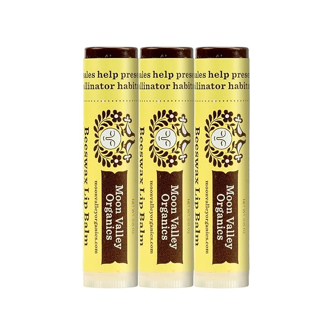Moon Valley Organics Beeswax Lip Balm VANILLA,