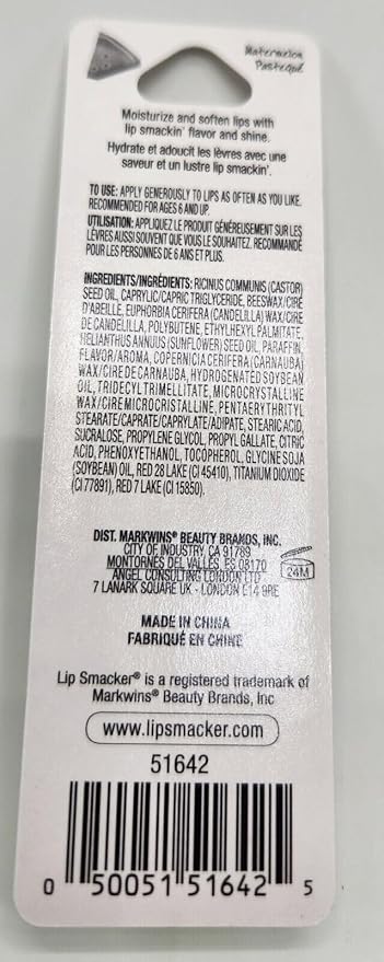 Lip Smacker Water melon Flavored Balm, Bundle