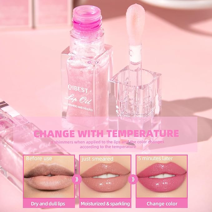Jolilab Magic Color Changing Lip Oil, Cosmetics Color Magic