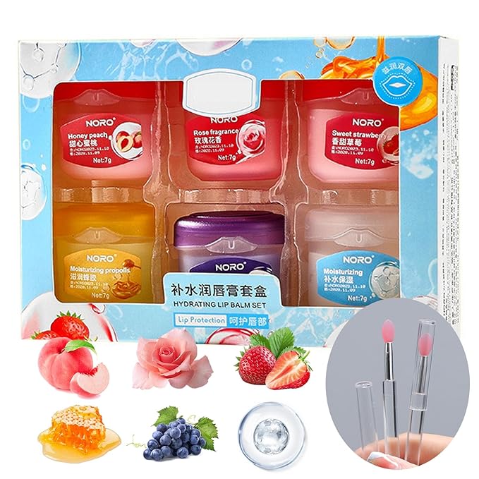 Lip Moisturizer Lip Balm, 6-Pack Lip Lips