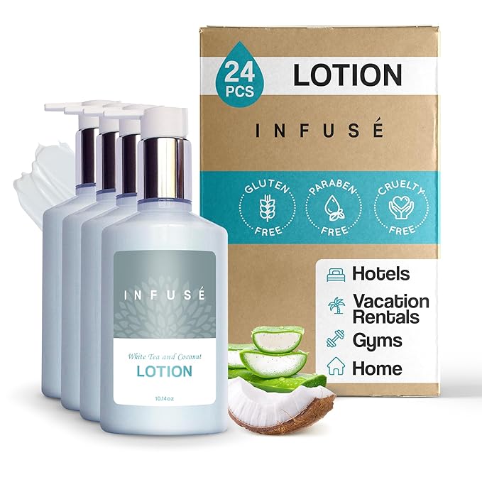 Terra Pure Infuse Lotion, Retail Size Hotel Amenities, 10.14 oz. (Case of 24)