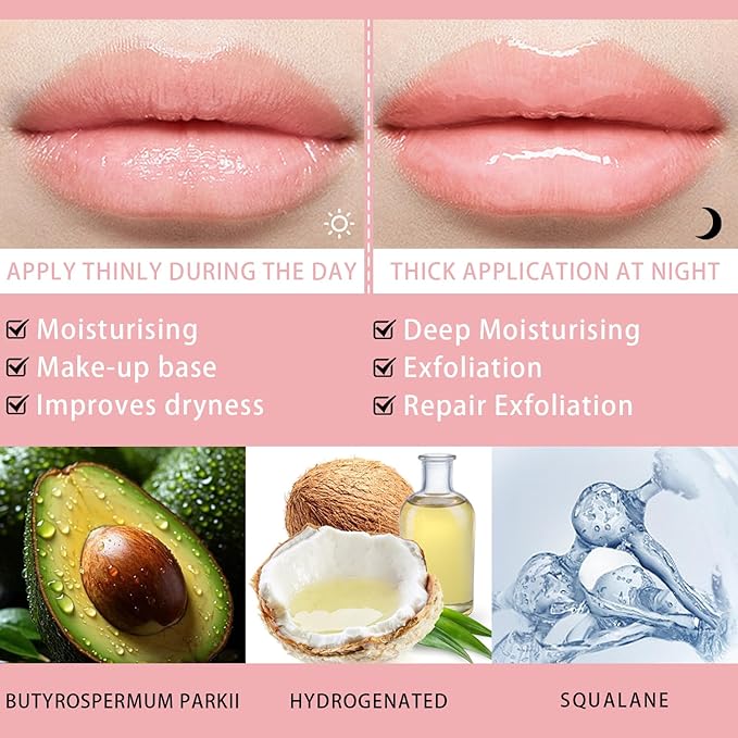 Lip Mask Overnight, Lip Sleeping Mask, (peach&grapefruit)