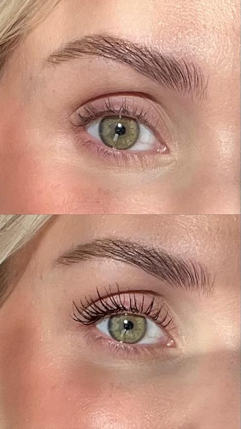 Sandstone Scandinavia Hypoallergenic Mascara for Sensitive Eyes – Brown – Smudge-Proof & Sweat-Resistant – Lengthening & Volumizing – Vegan, Fragrance-Free