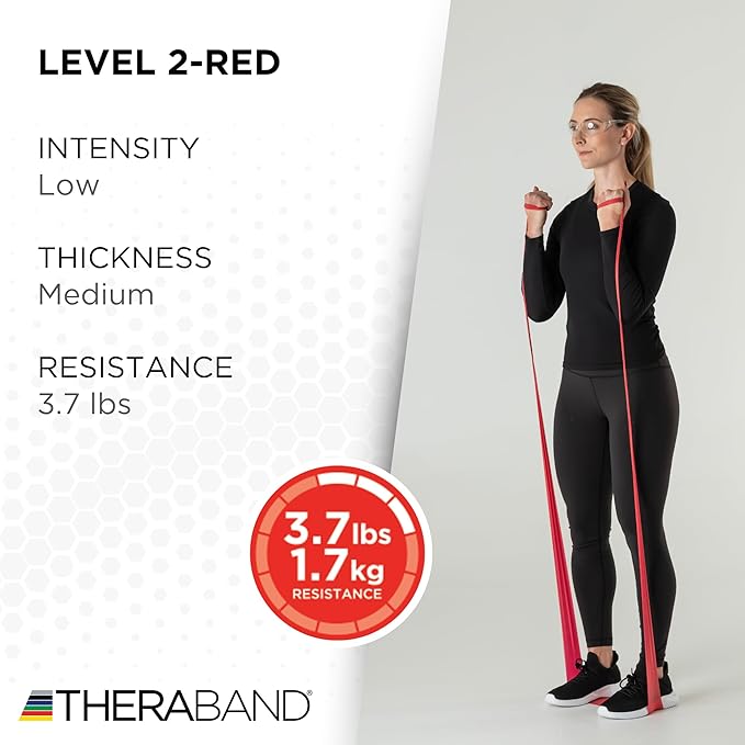 THERABAND Resistance Band, Special Heavy, 50-Yard Roll, Elastic Band for Exercise