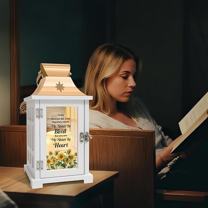 Sister in Law Gifts, Gifts for Sister in Law Birthday Christmas Mother's Day Wedding Gifts – Candle Warmer Lamp with Timer, Wax Melter Lamp
