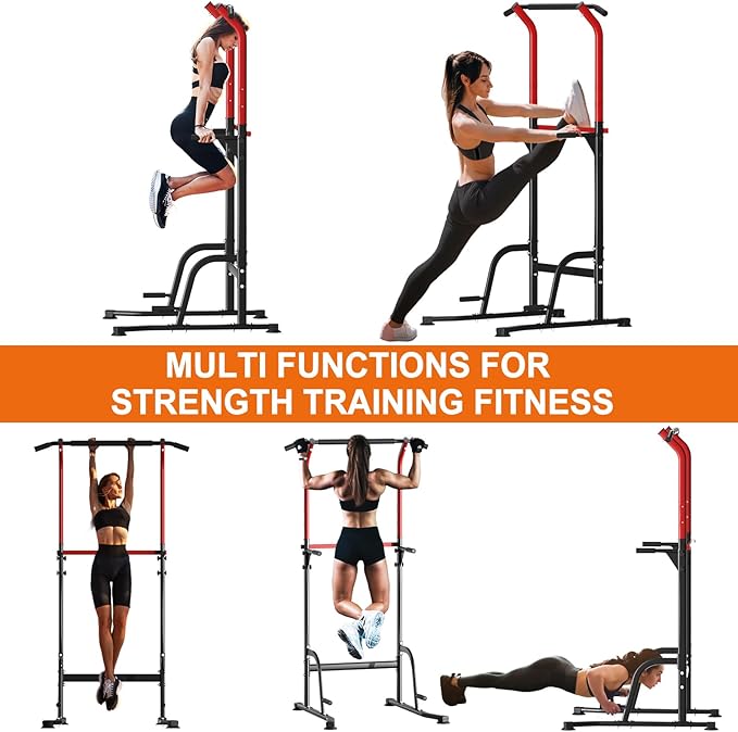 ONETWOFIT Regular Model Power Tower Pull Up Bar Station 330LBS