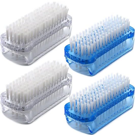 Nail brush two sided hand