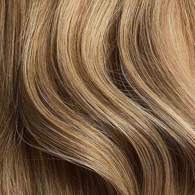 Luxy 100% Remy Human Hair Extensions for Thin Hair Thinning Hair Fill-Ins – 6 Seamless Wefts Multi-Dimensional Color Blend - Natural-Looking Volume & Coverage 80 grams 16" Bronde Balayage Thinning