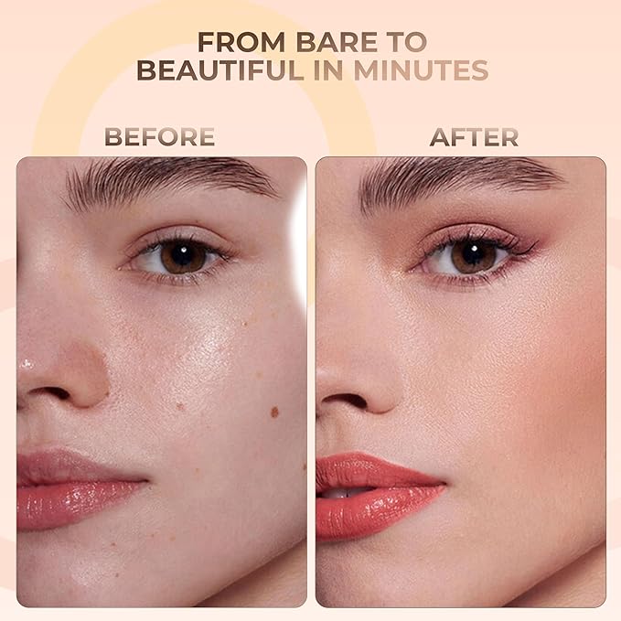 ULTIMATE KIT (FAIR 1) Full Size Mineral Makeup Set Matte Foundation Kit Bare Face Sheer Powder Cover