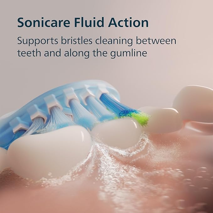 Philips Sonicare 5900 Series Electric Toothbrush - Next-Generation Sonicare Technology, Pressure Sensor, 6 Brushing Settings, SmarTimer, BrushPacer, 21-Day Runtime, Light Pink, Model HX7132/02