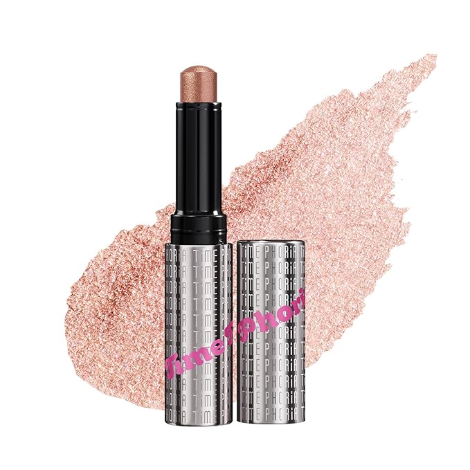 Illumina Jelly Eyeshadow Stick, 006 Topaz - Peach Coral, High-Impact Sparkle Finish, Cream Texture with Cooling Feel, Long-Lasting Crease-Proof Smudge-Proof Eye Shine, Easy Application