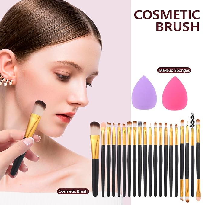 Makeup Kit for Women Full Kit, Professional Makeup Kit for Teens or Adult, All in One Makeup Sets Include Eyeshadow Palette Lipstick Concealer Foundation Mascara Loose Powder Etc