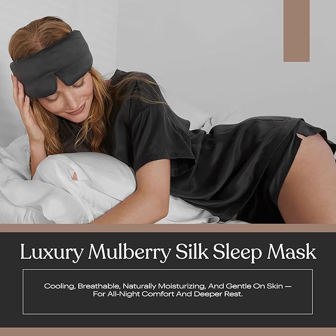 Lunya Men's Washable Silk Sleep Mask