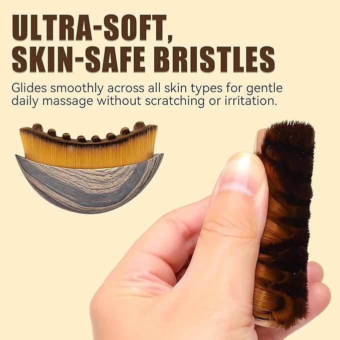 New Lymphatic Contour Face Brush,Lymphatic Drainage Massager for Face for Jawline, Chin & Facial Sculpting Designed to Fit Precisely and Relieve Fatigue