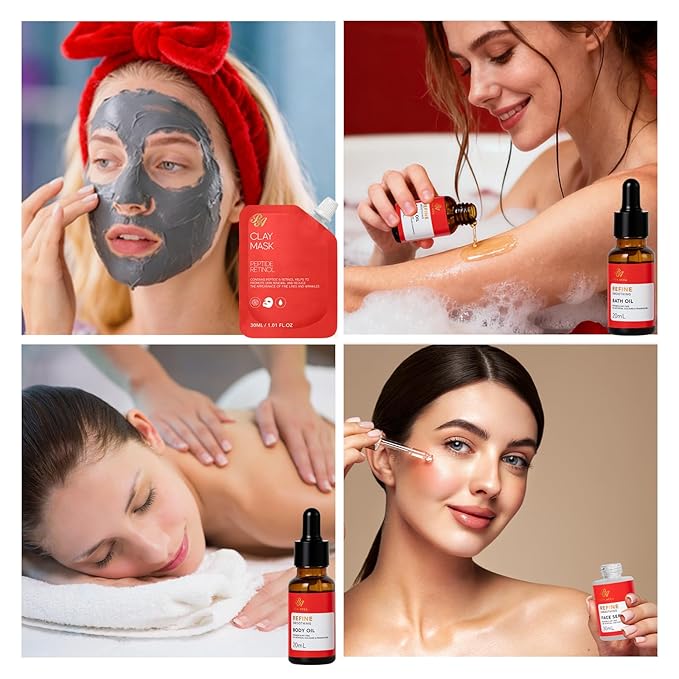 Valentines Day Gifts for Women, Rose 23 Pcs Facial Skin Care Set, Luxury Bath and Body Gifts, Spa & Self-Care Kit, Sheet Mask, Present, Birthday, Christmas, Mother Day, Anniversary, Bridal Shower