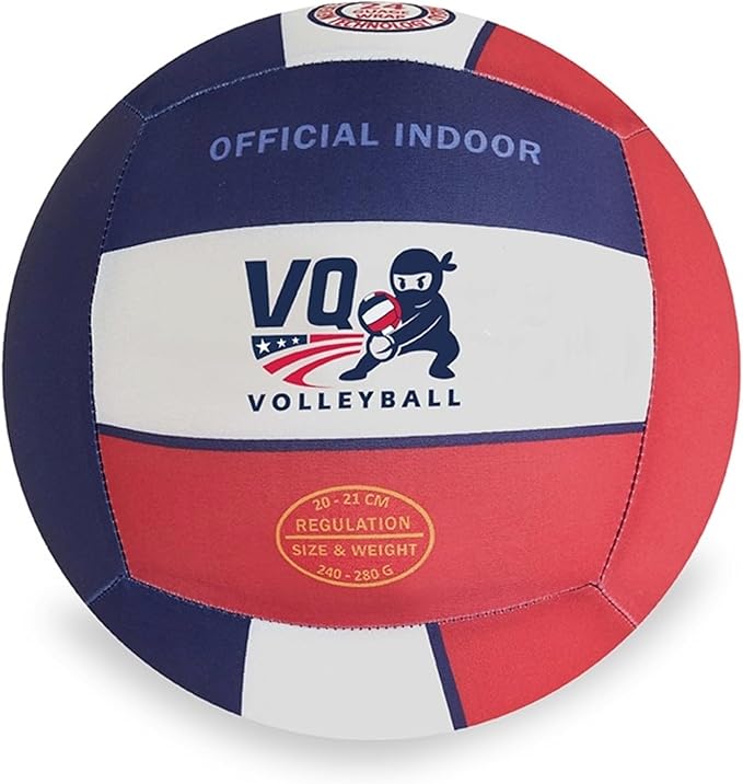 Premium Soft Volleyball - Foam, Silent, No-Deflate, Official Size & Weight, Durable Indoor Volleyball for Training, Games & Practice - Soft on Arms, Safe for House