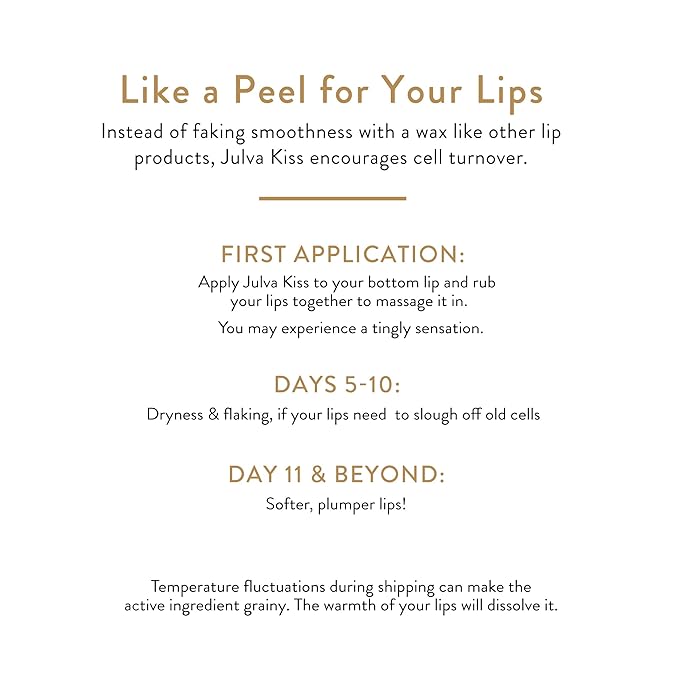 Julva Kiss Lip Renewal Complex by Dr. Anna Cabeca – Botanical Lip Hydrator for Smoothness, Comfort & Daily Confidence – 0.3 oz