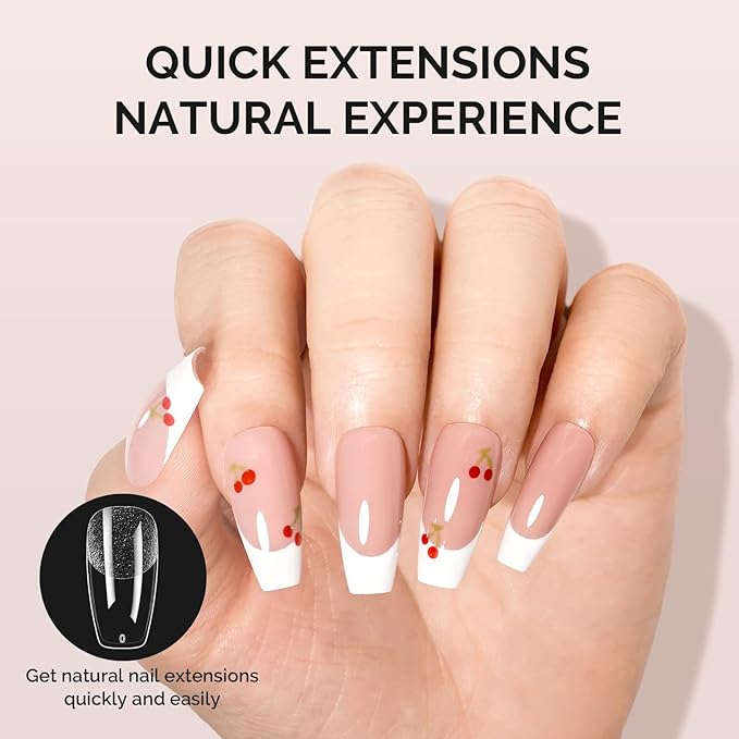 MelodySusie Medium Coffin X Nail Tips - 300Pcs 15 Sizes Clear Acrylic, Half Matte Full Cover Press on Nails for DIY Extension & Salon Use, Pre-Shaped for Long-Lasting Manicure