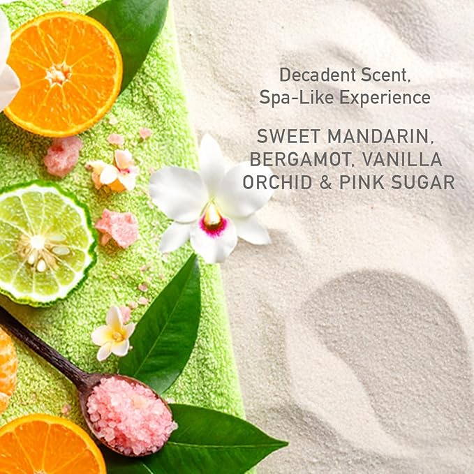 NATURE WELL Dreamy Radiating & Cleansing Body Wash, Infused With Aloe Juice, Squalane, White Peony Extract, Scented With Sweet Mandarin, Bergamot, Vanilla Orchid & Pink Sugar, 13 Fl Oz