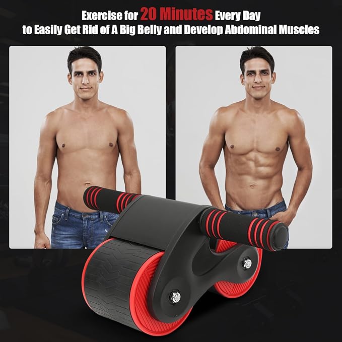 Abdomina Roller Workout Exerciser Equipment