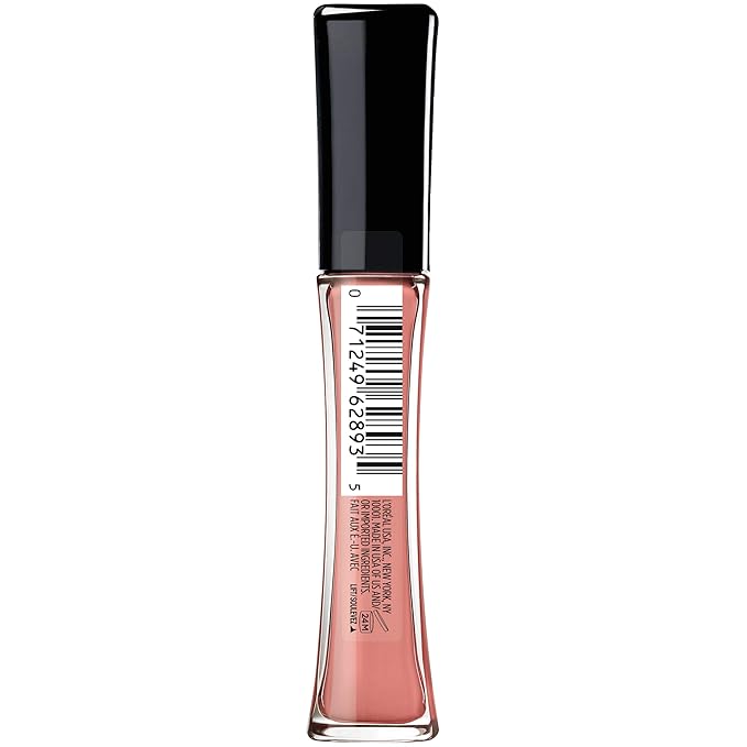L’Oreal Paris Makeup Infallible 8 Hour Hydrating Lip Gloss, Shell Pink, 0.21 Fl Oz