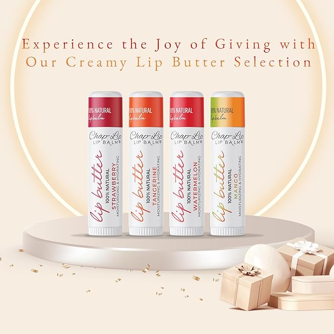 CHAP-LIP 100% All Natural Lip Balm Gift