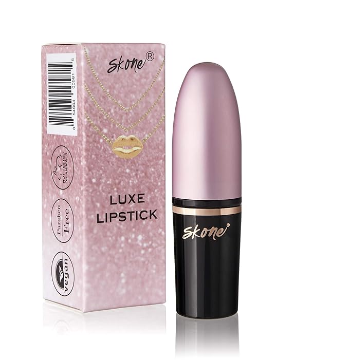 Skone Cosmestics | Charm Collection | Luxe hydrating Lip Stick | Vegan Formula | Infused with Vitamin E | Long Lasting Lightweight Lip Balm | Color Maxamillion
