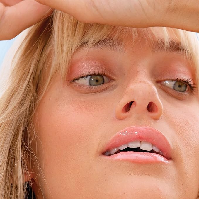 Tower 28 ShineOn Milky Lip Jelly, OAT, Non-Sticky, Hydrating Vegan Lip Gloss in Milky Peachy Pink, Apricot and Raspberry Seed Oil, Moisturizing, Clean, Cruelty Free