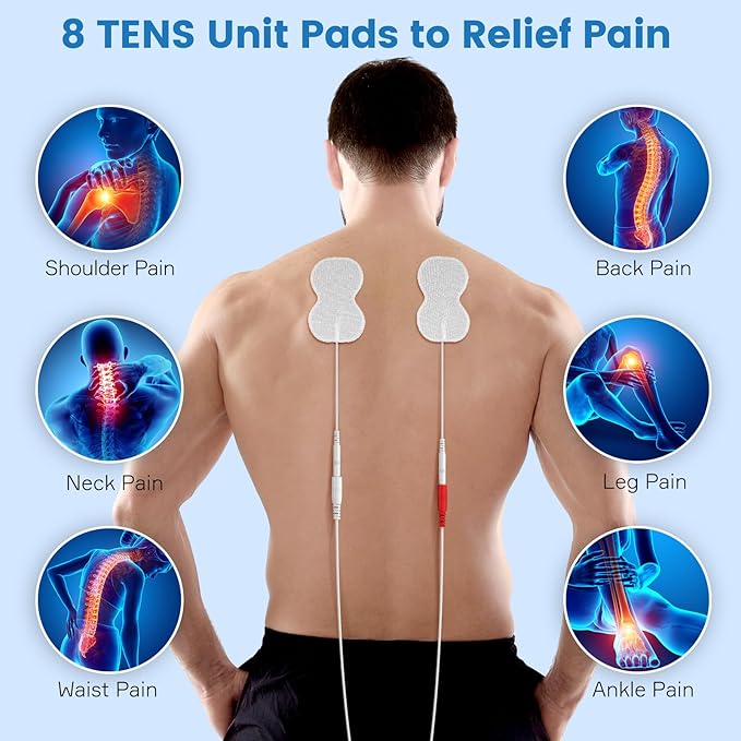 Creliver EMS Foot Stimulator Pro, EMS Foot Massager for Neuropathy with Ergonomic Sole, Neuropathy Pain Relief for Feet Circulation, Leg & Feet Massager with 8 Gel Pads, Tens Unit Muscle Stimulator