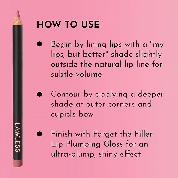 LAWLESS Forget the Filler Definer Liner - Pink Forget