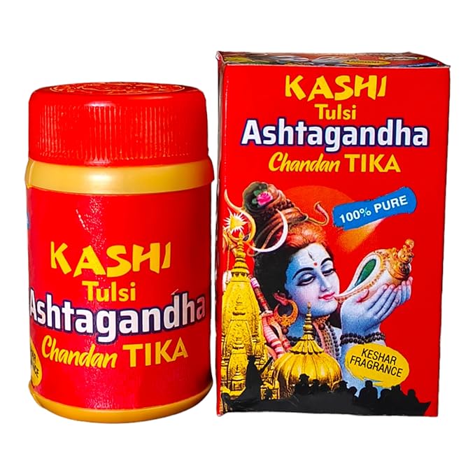 Ashtagandha Chandan Tika Powdered Tika Pooja Tilak Powder, of 1) 60g