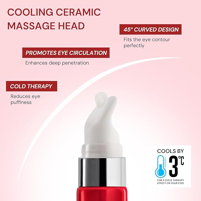 Retinol Eye Cream Anti Aging: Instant Eye Tightener & Wrinkle Repair Moisturizer - Under Eye Bags Treatment for Women - Peptide Eye Serum Reduce Dark Circles & Puffiness, 0.85 fl.oz