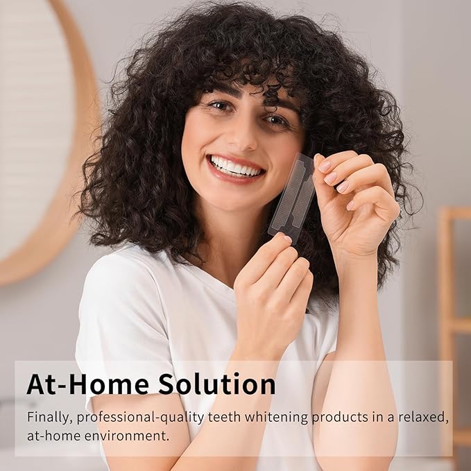 Teeth Whitening Strips 14 Treatments Kit - Contain Teeth Whitening Pen，Sensitive Teeth Whitener, Hydrogen Peroxide Teeth Whitener for Coffee, Wine, Tobacco, and Other Stains (28 Strips)