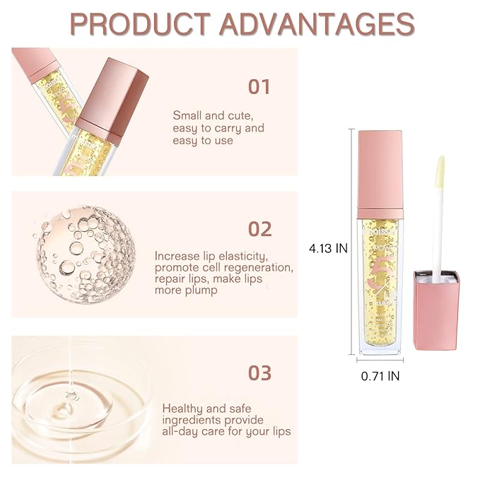 CAHIUYOA Lip Plumper Gloss Plumping Lip