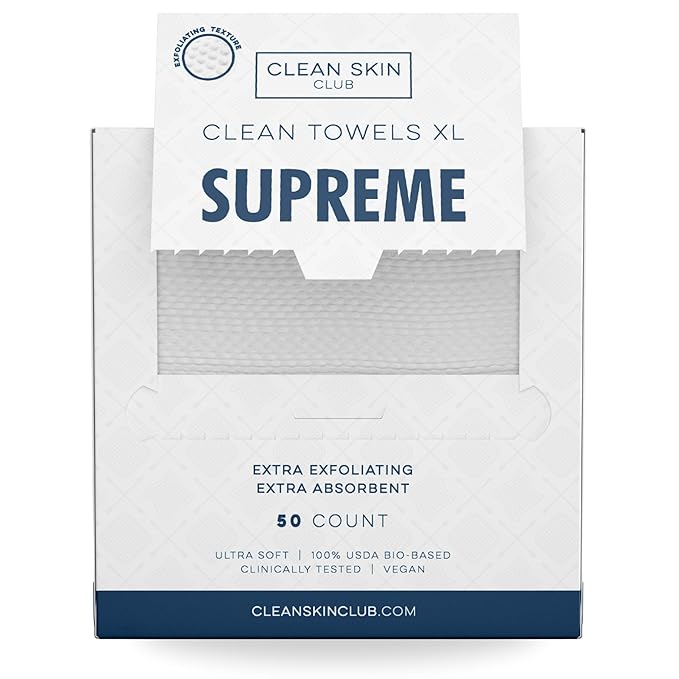 Clean Skin Club Clean Towels XL™ Supreme, 100%
