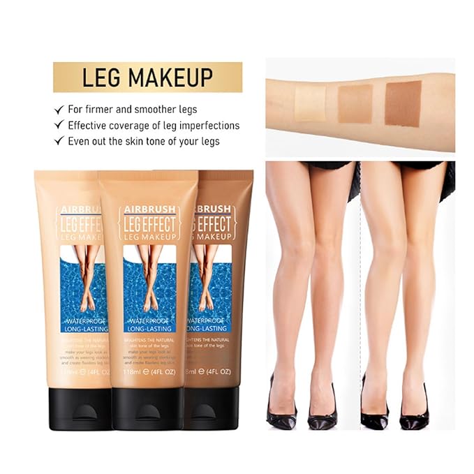 Airbrush Legs, Leg Makeup Lotion, Body Makeup, Waterproof Body 118ml